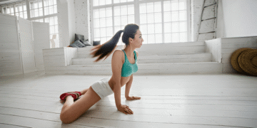 frog pose exercise